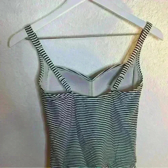 NipTuck Tankini Swim Ahoy Foil Twist Front Two Piece Slimming Ruched Suit Set - Picture 3 of 8